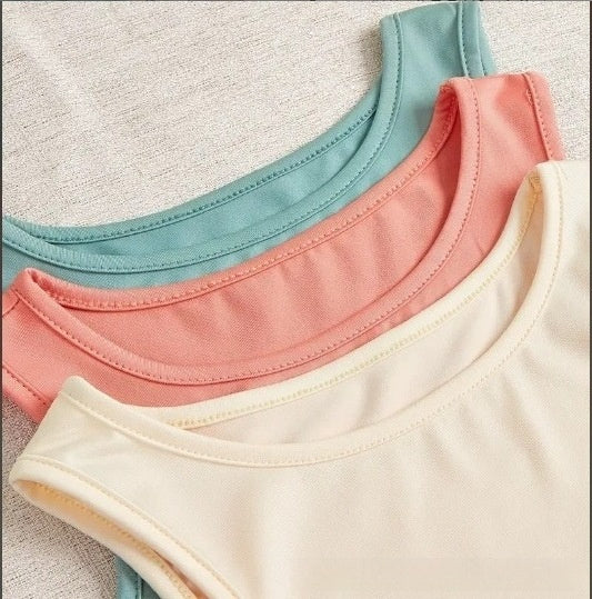 Pajamas Casual Suit Homewear With Braces Solid Color Short Sleeve Cute
