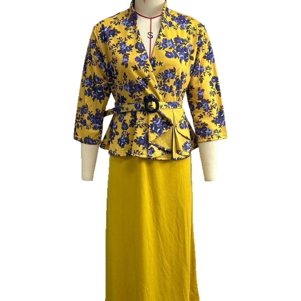 Christmas Printing Fishtail Gown Printing Female
