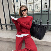 Thin Long-sleeve Suit Women's Inner Wear Bandage Dress Slim Fit Versatile Top
