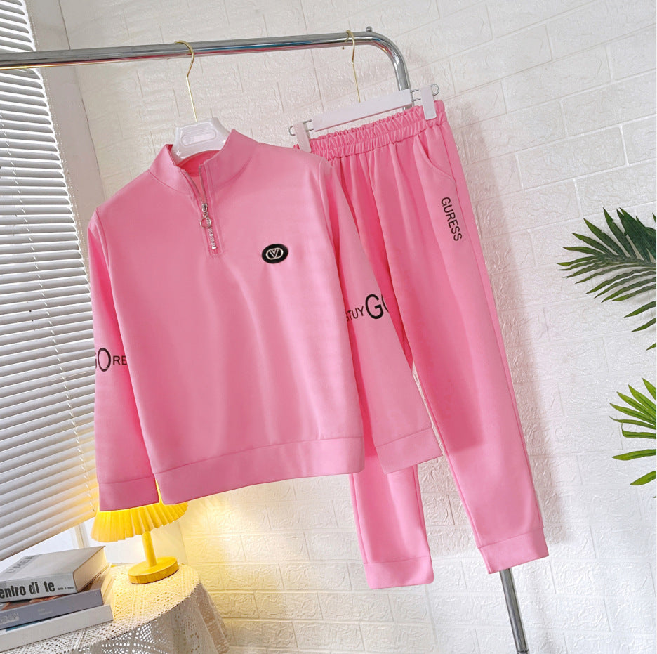 Mother's Wear Thin Suit Casual Sportswear Outer Wear Loose Women