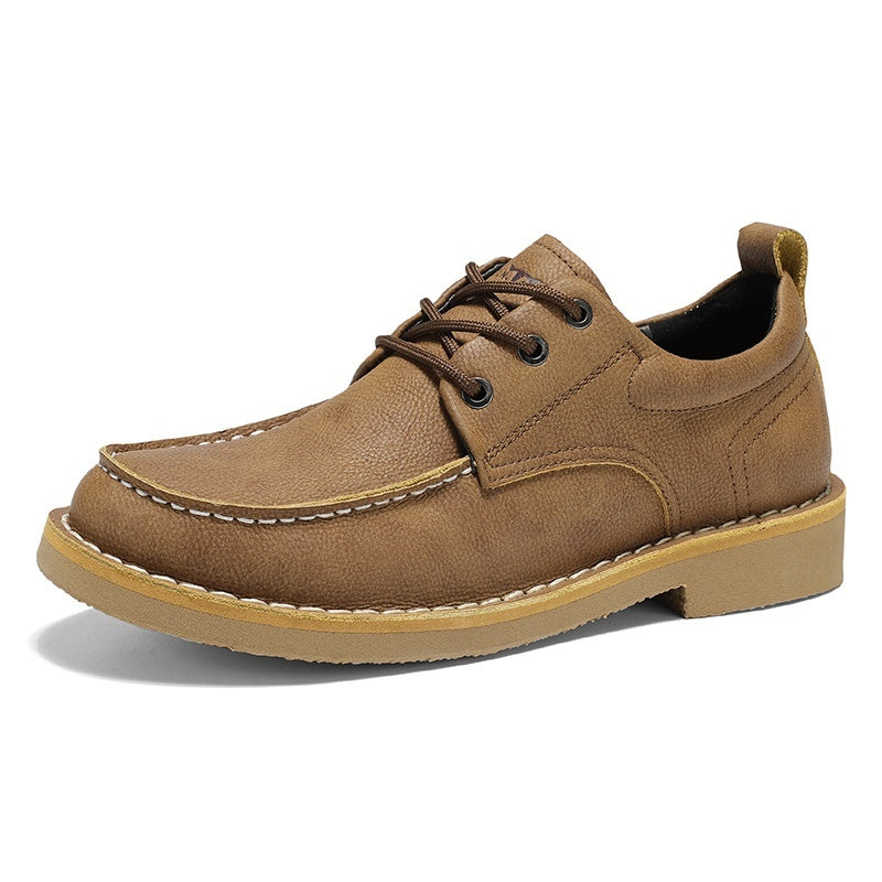 Autumn New Casual Leather Shoes Men's Casual Daily