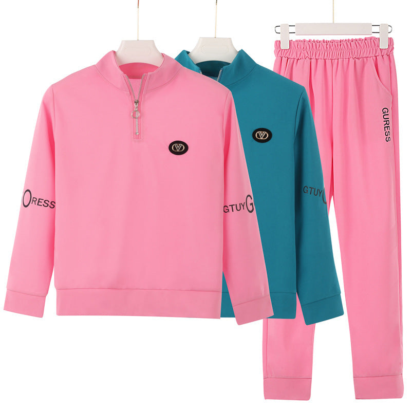 Mother's Wear Thin Suit Casual Sportswear Outer Wear Loose Women