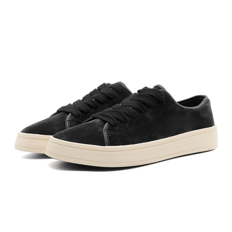 Breathable Matte Leather Versatile Sports Casual Shoes