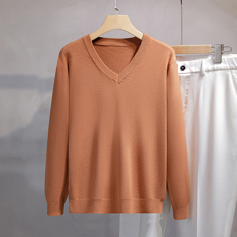 Men's Pullover Long Sleeve Fashion Bottoming Shirt Top
