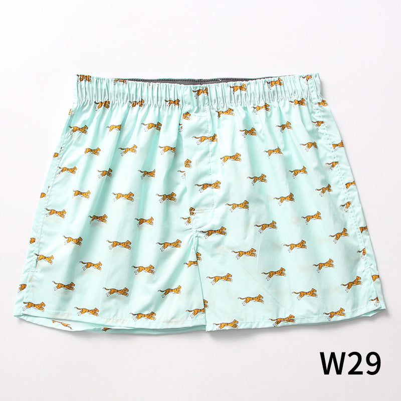 Men's Home Loose Plus Size Cotton Arrow Pants