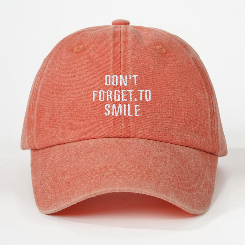 Washed Baseball For Men And Women Sun-poof Peaked Cap