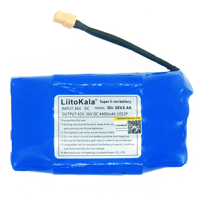 Twisted car battery 36V 4.4AH lithium battery pack