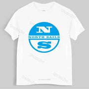 North Sails Men Women Tee Summer Cotton Tshirt Oversize
