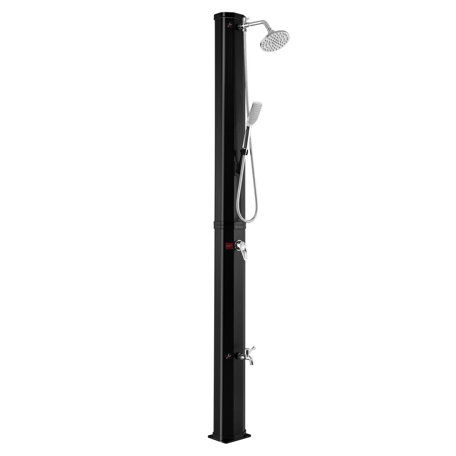 7.2 Feet 9.3 Gallon Solar Heated Shower with Hand and Foot Tap