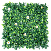 12 Pieces 20 x 20 Inch Artificial Daisy Hedge Plant Privacy Fence Hedge Panels