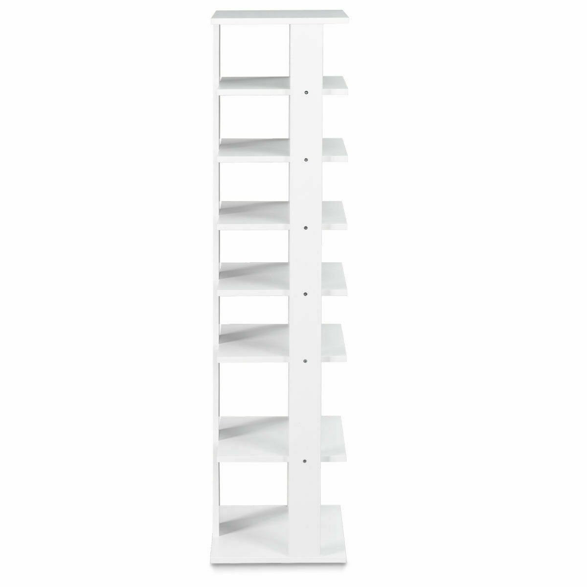 7-Tier Shoe Rack Practical Free Standing Shelves Storage Shelves-Black
