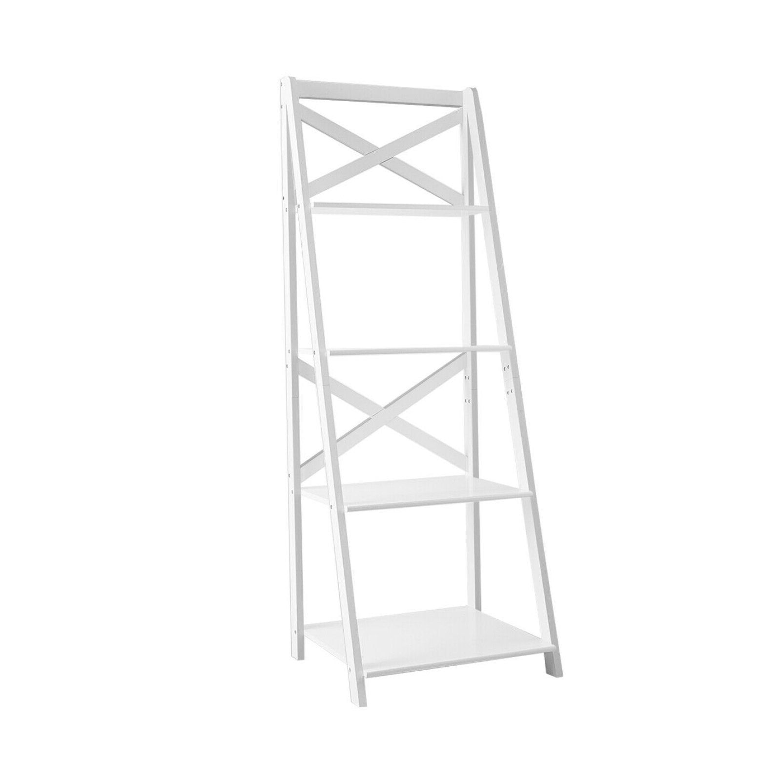 4-Tier Ladder Space-saving Bookshelf