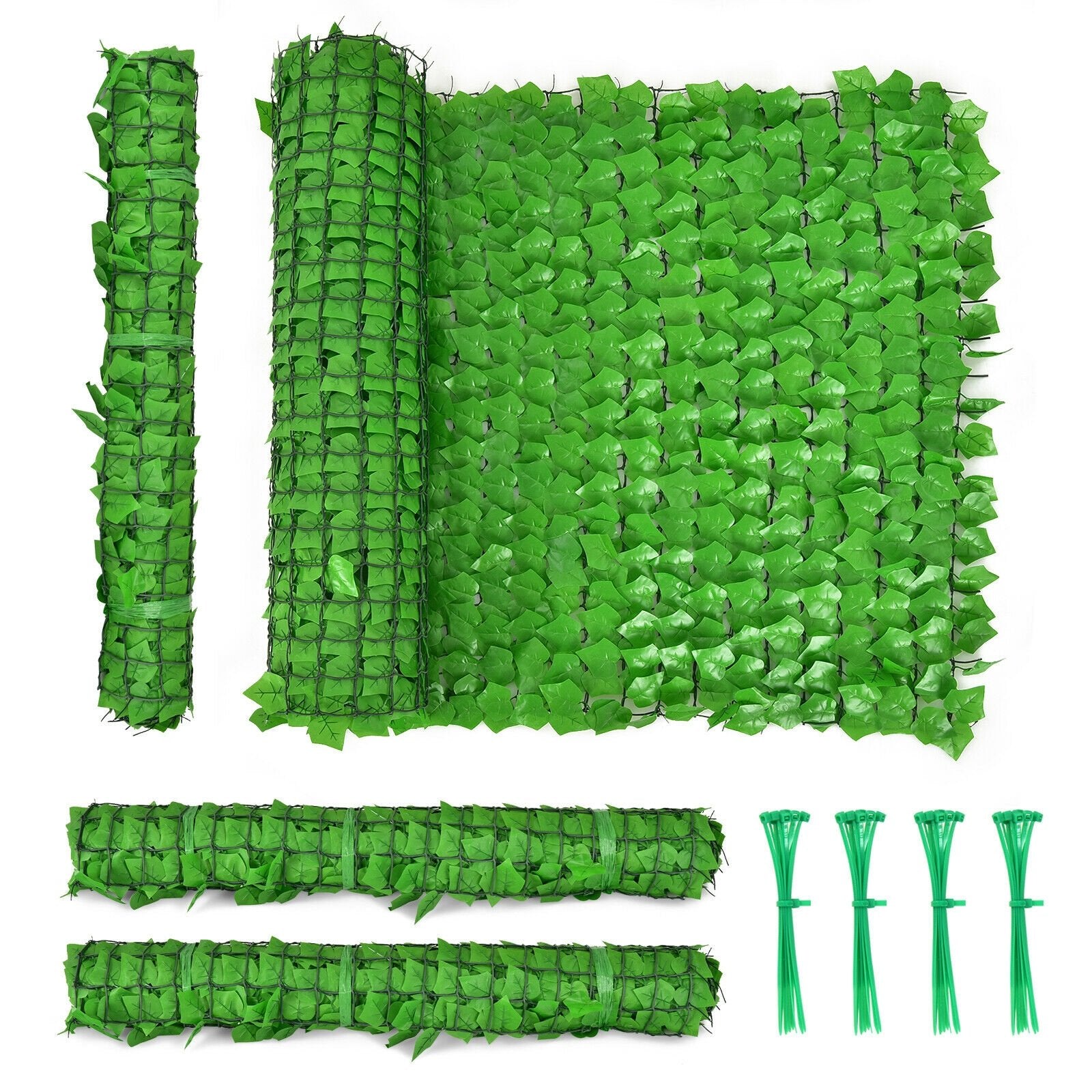 118 x 39 Inch Artificial Ivy Privacy Fence for Fence and Vine Decor