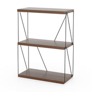 2/3/4/5-Tier Multipurpose Display Rack with Metal Frame-3-Tier