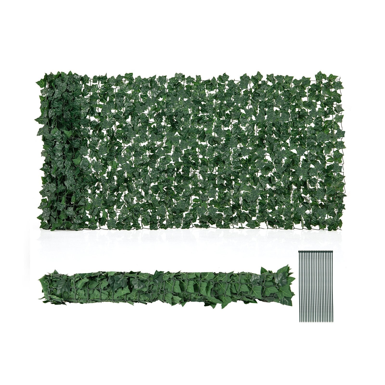 120 x 40  Inch Artificial Ivy Privacy Fence