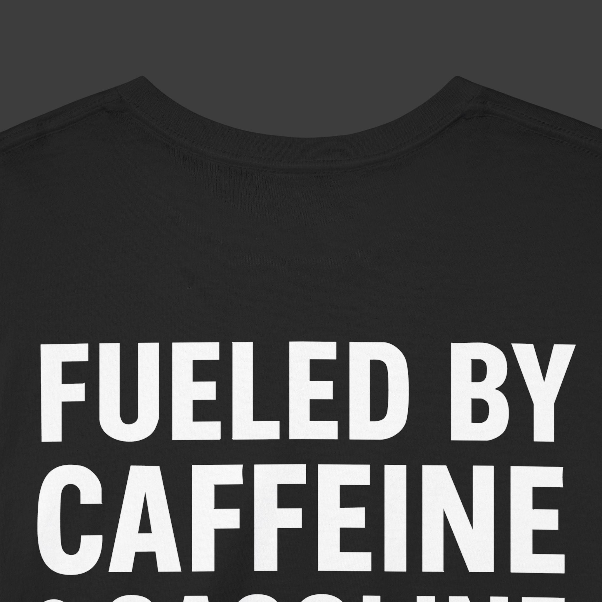 Cars & Coffee - Caffine and Gasoline - ClutchCloth Automotive T-Shirt