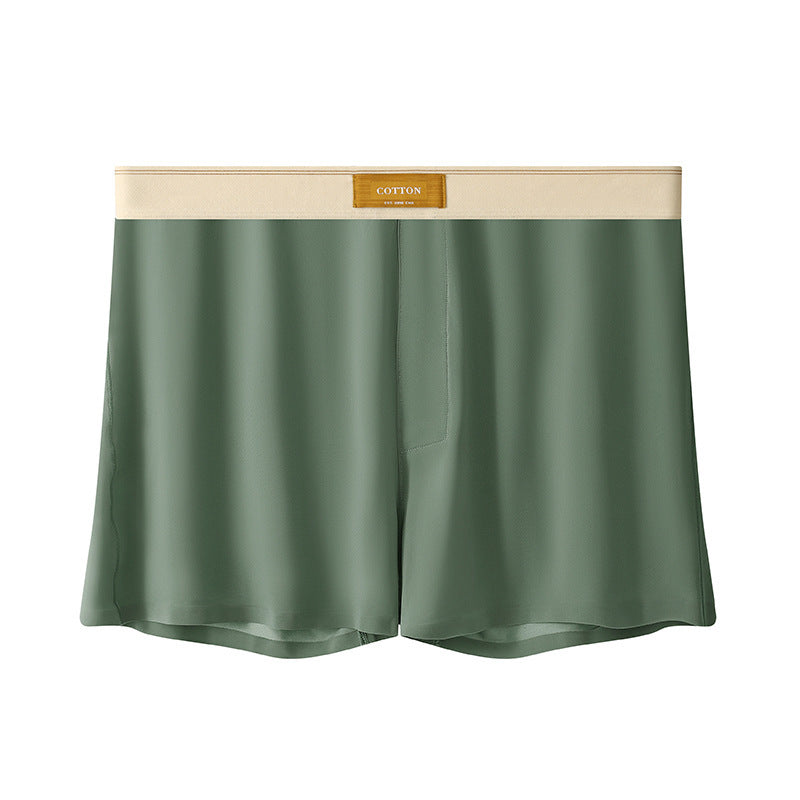 Men's Solid Color Loose Breathable Ice Silk Underwear