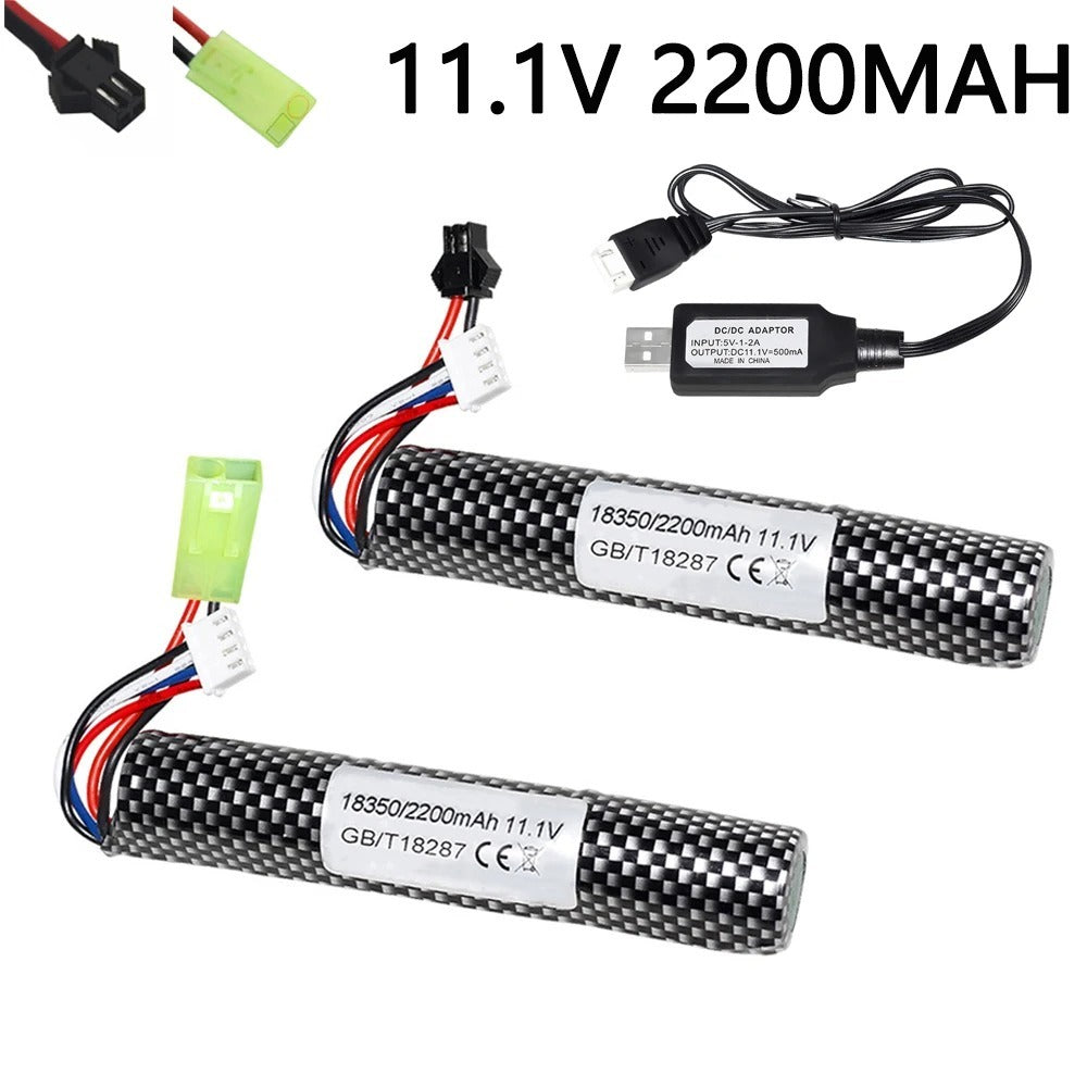 Children's Soft Elastic Air Toy Gun Lithium Battery 74V 111V