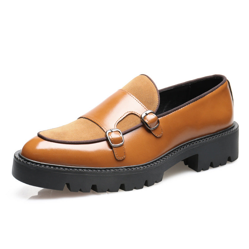Slip-on Men's Thick Bottom Heighten Casual Shoes