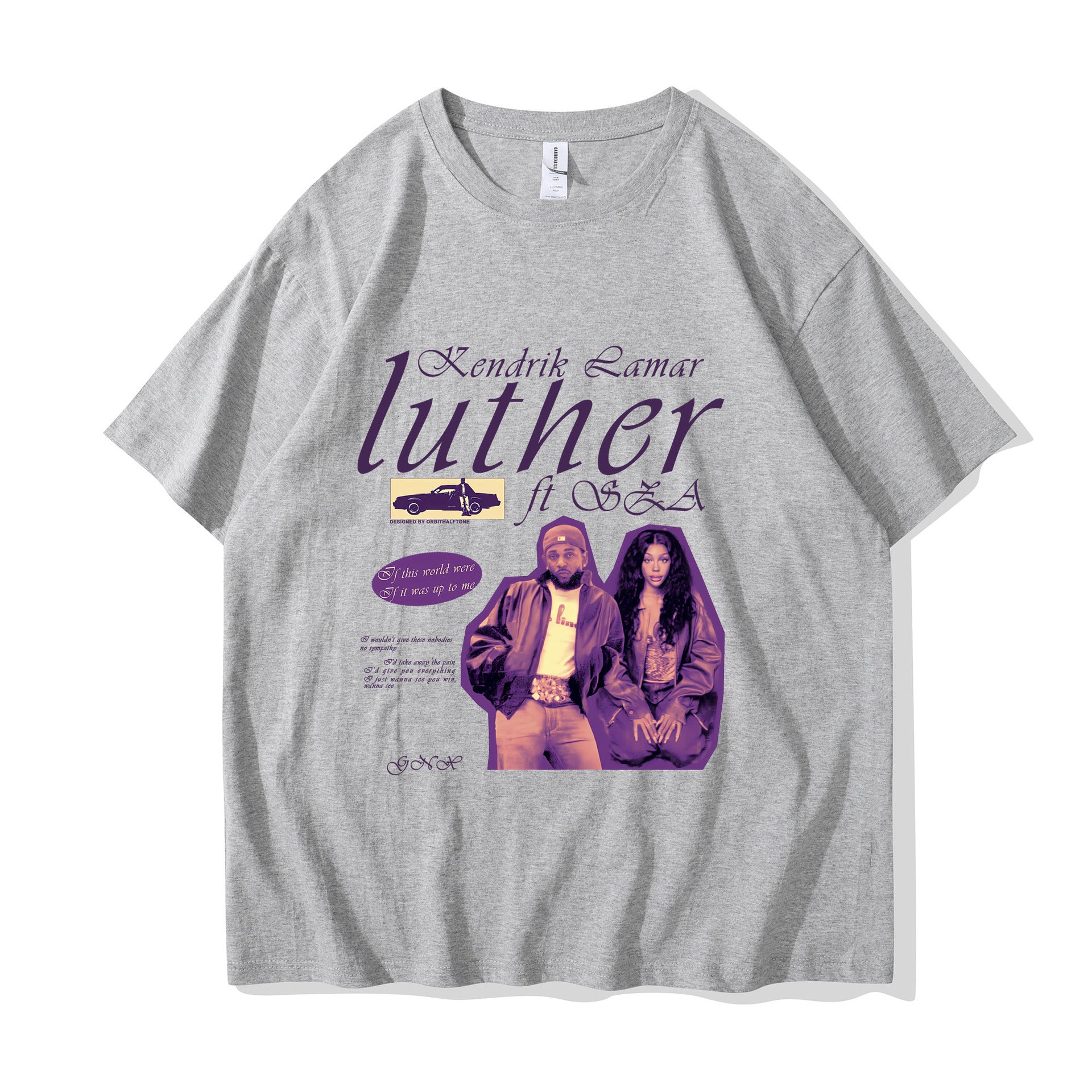 SZA Kendrick Lamar TShirt Luther New Album Tees Men Wom en H
