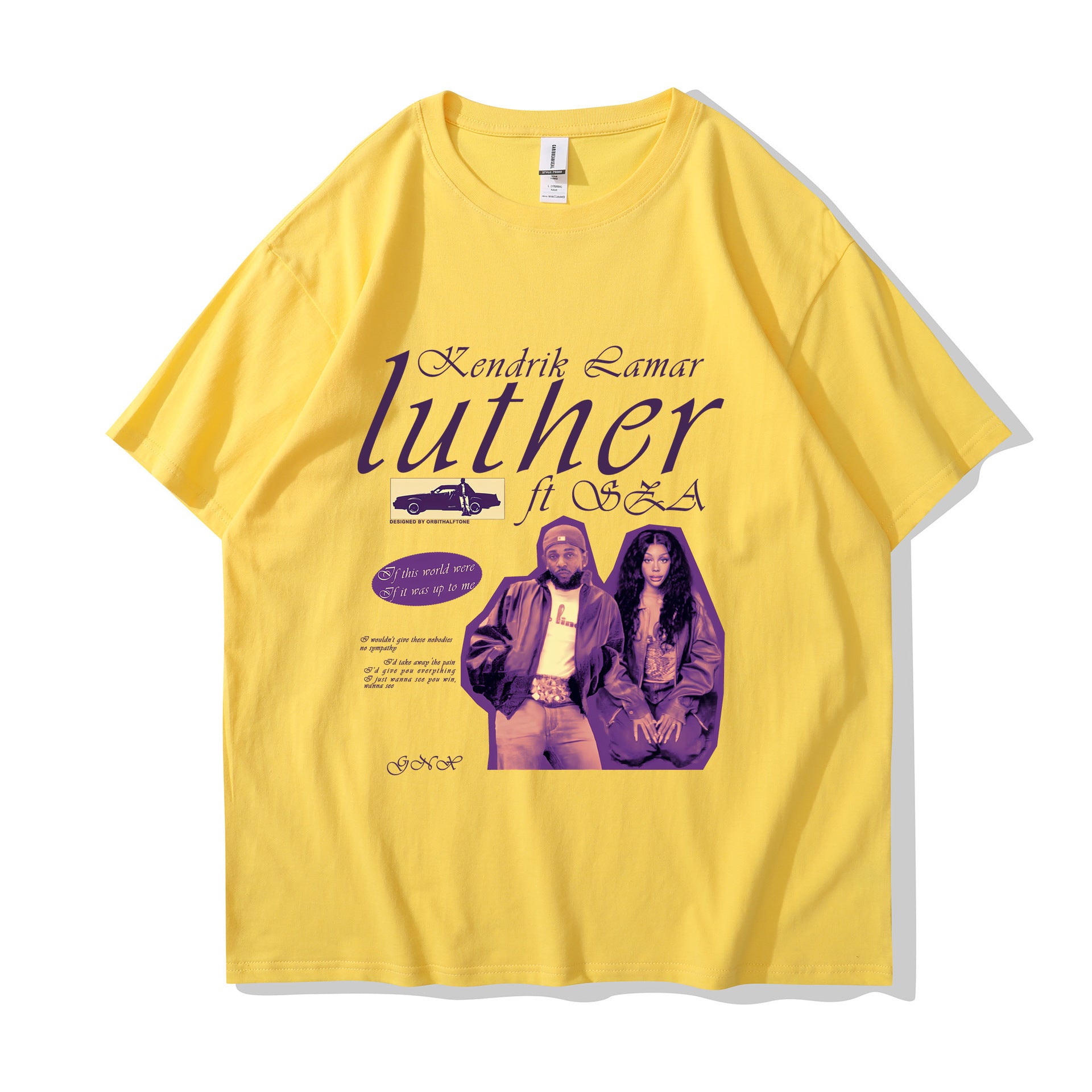 SZA Kendrick Lamar TShirt Luther New Album Tees Men Wom en H