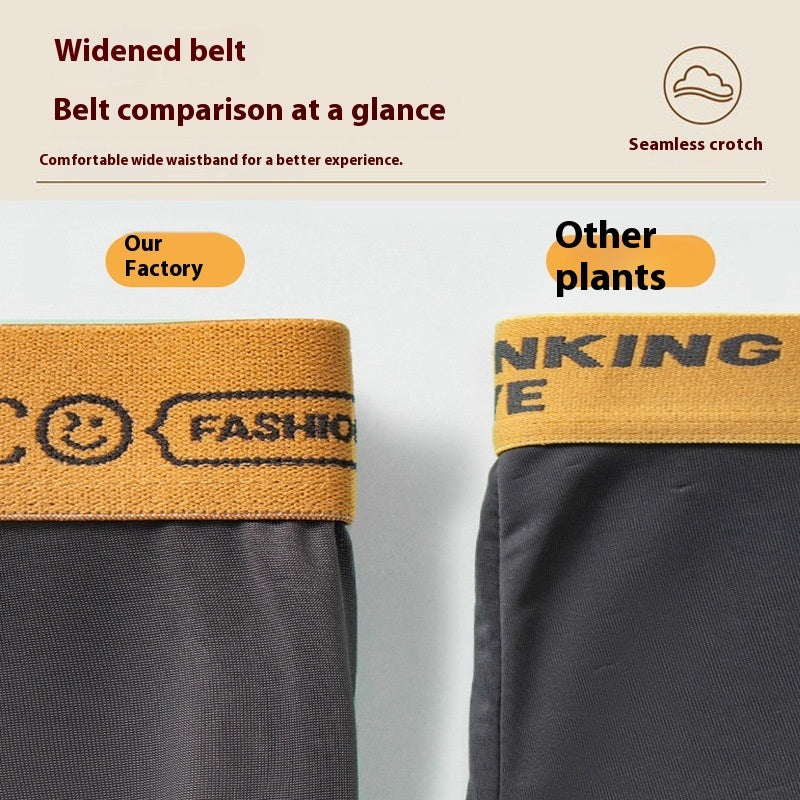 Men's Underwear Nude Feel Simple And Comfortable Breathable Skin-friendly Boxers