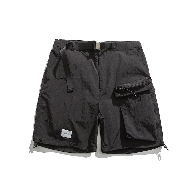 Summer New Big Workwear With Pocket Shorts Men