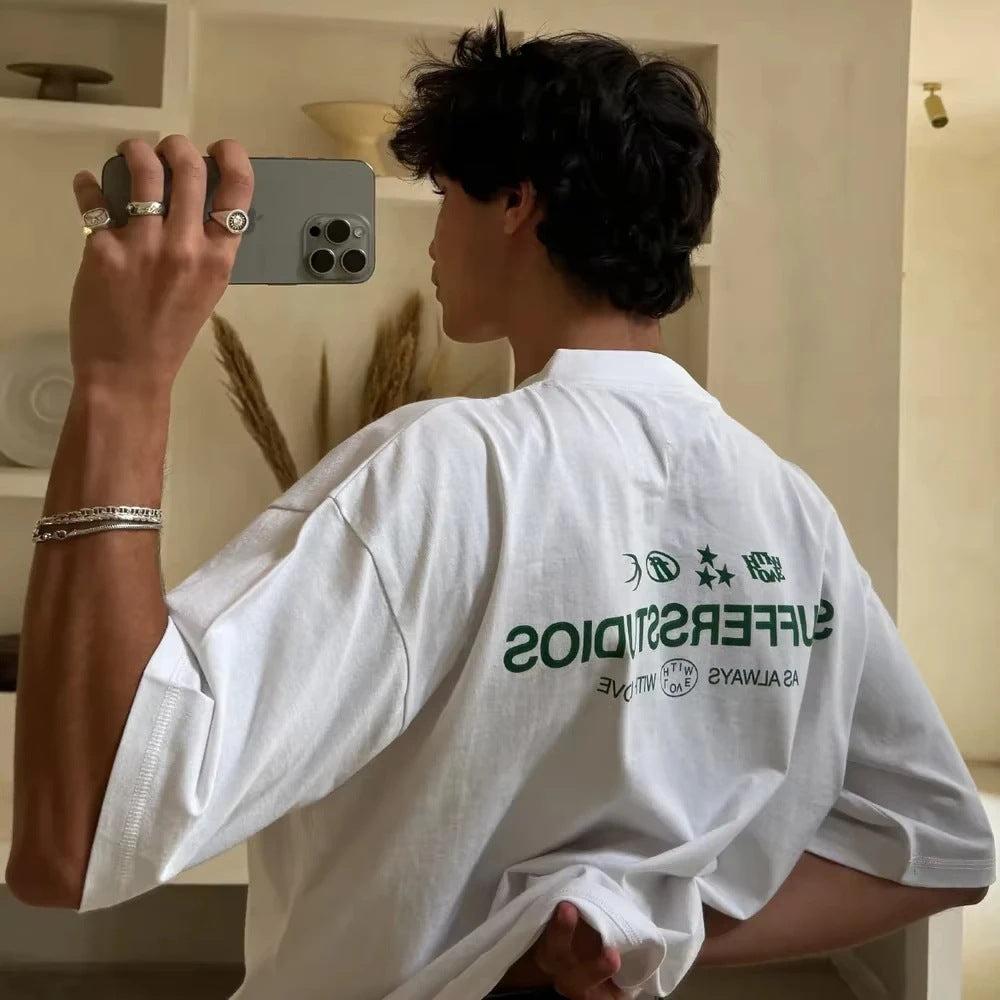 South America New ndy Printed Scuffers Men Tshirt Women