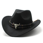 Western Cowboy Hat Woolen Jazz Male Ladies' National Style
