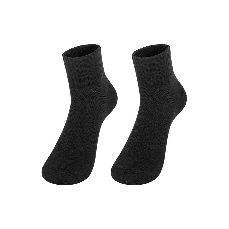 Men's And Women's Summer Thin Solid Color Mesh Socks For Running