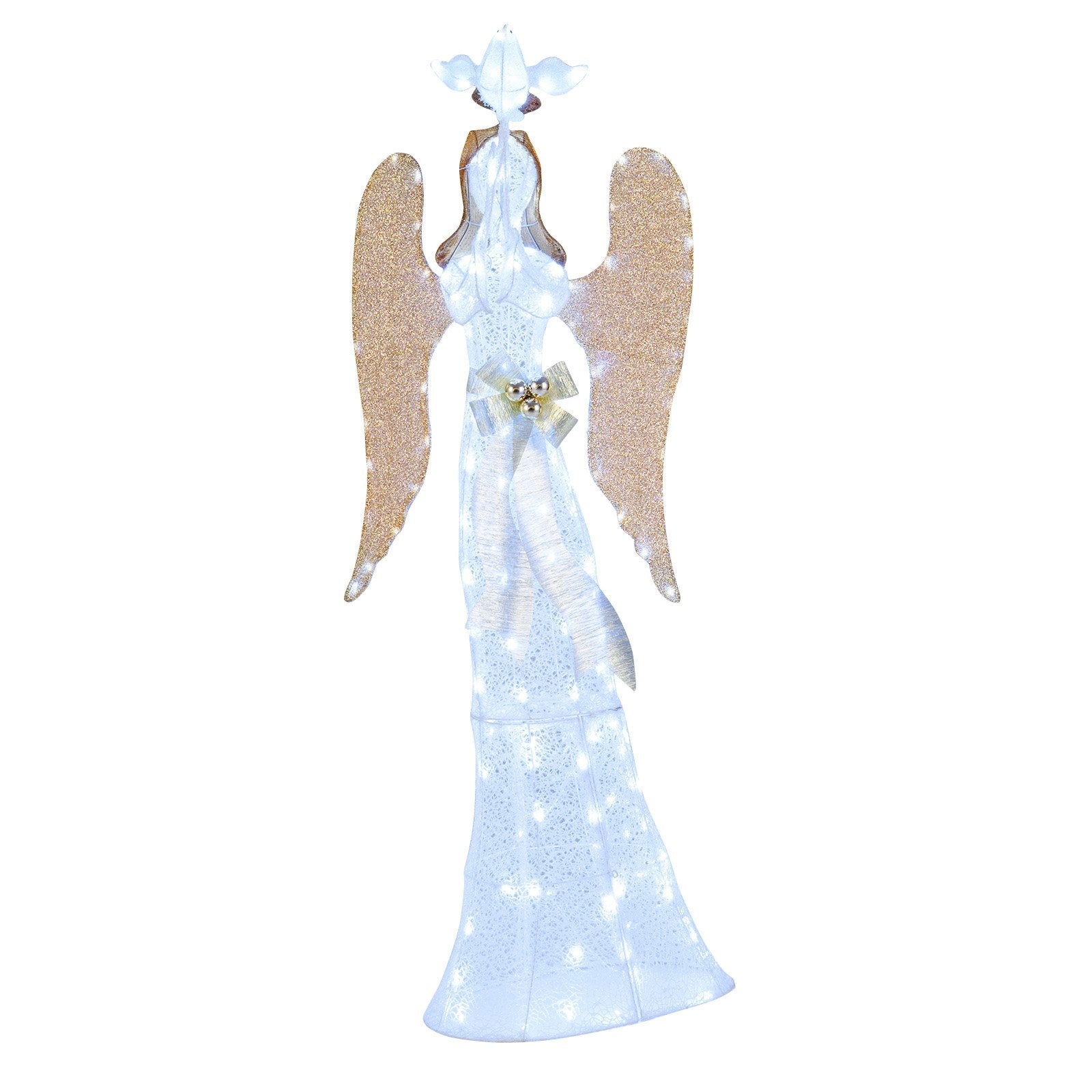 3D Lighted Angel Christmas Decoration 5.5 FT Halo Angel