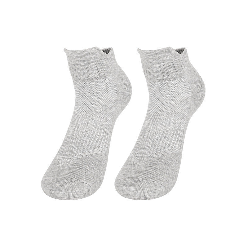 Men's And Women's Summer Thin Solid Color Mesh Socks For Running