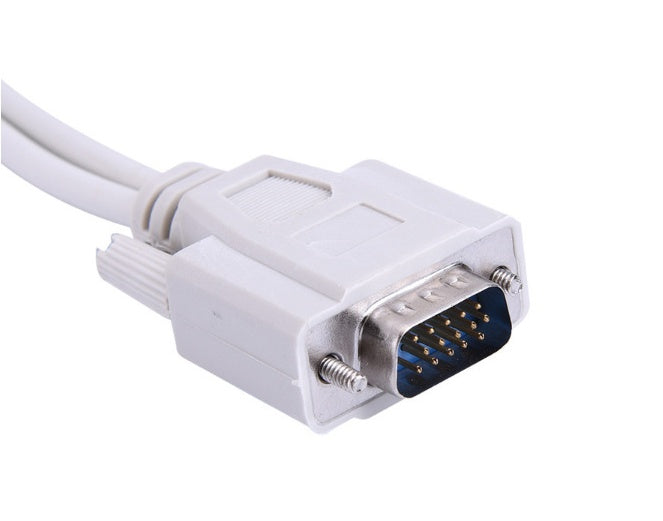 High Quality 1 Male VGA To 2 Female VGA Splitter Cable 2 Way VGA SVGA Monitor Dual Video Graphic LCD Y Splitter Cable