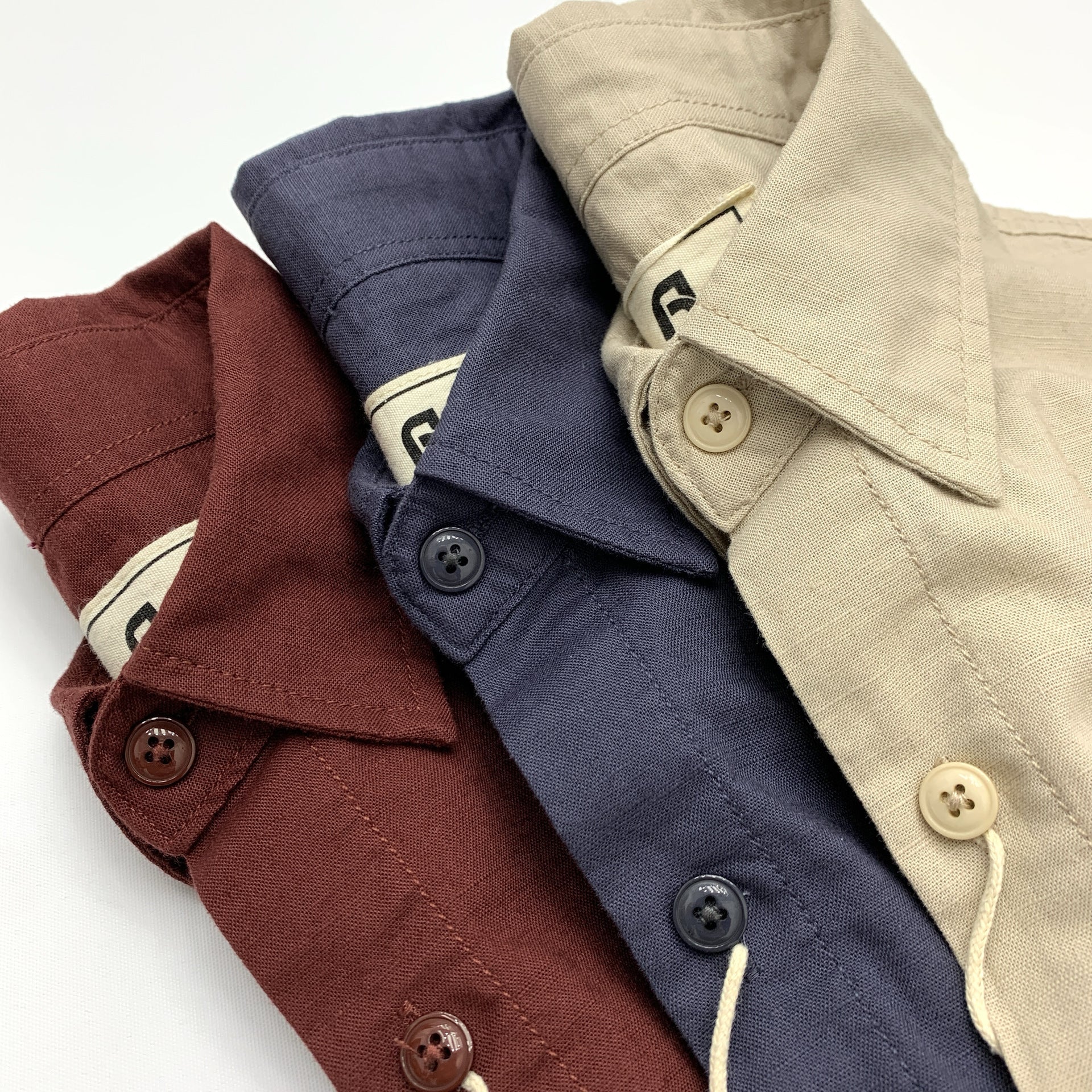 Cotton And Linen Shirt Men's Summer Linen Blend