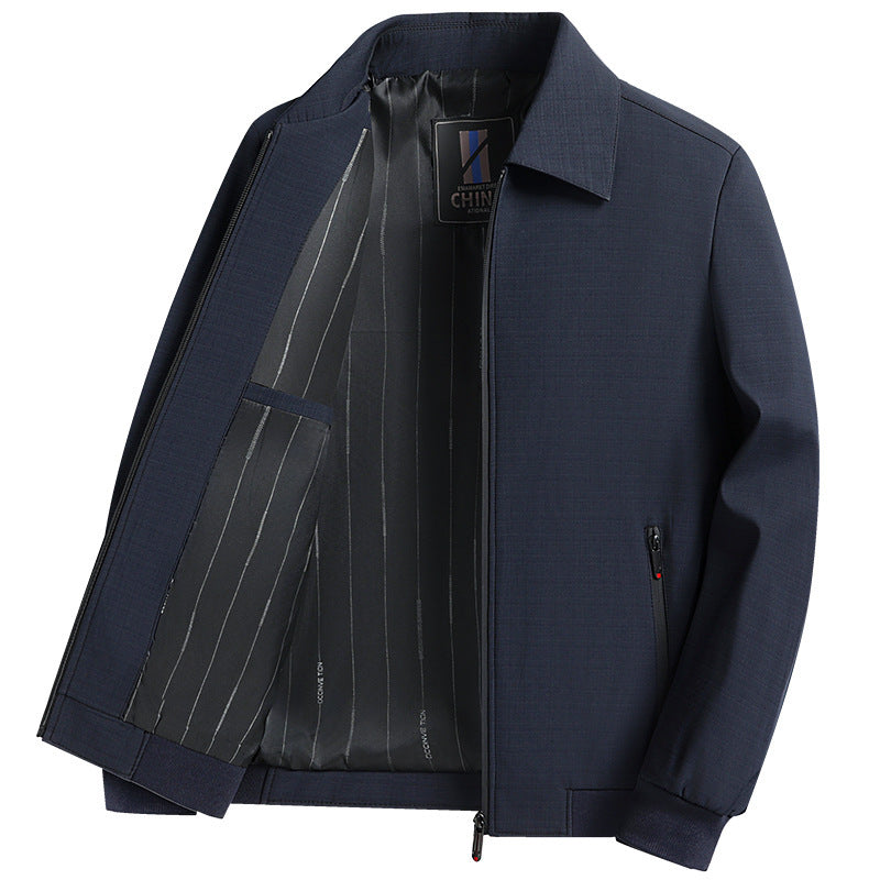 Casual Old Cadre Jacket Lapel Men's Clothing