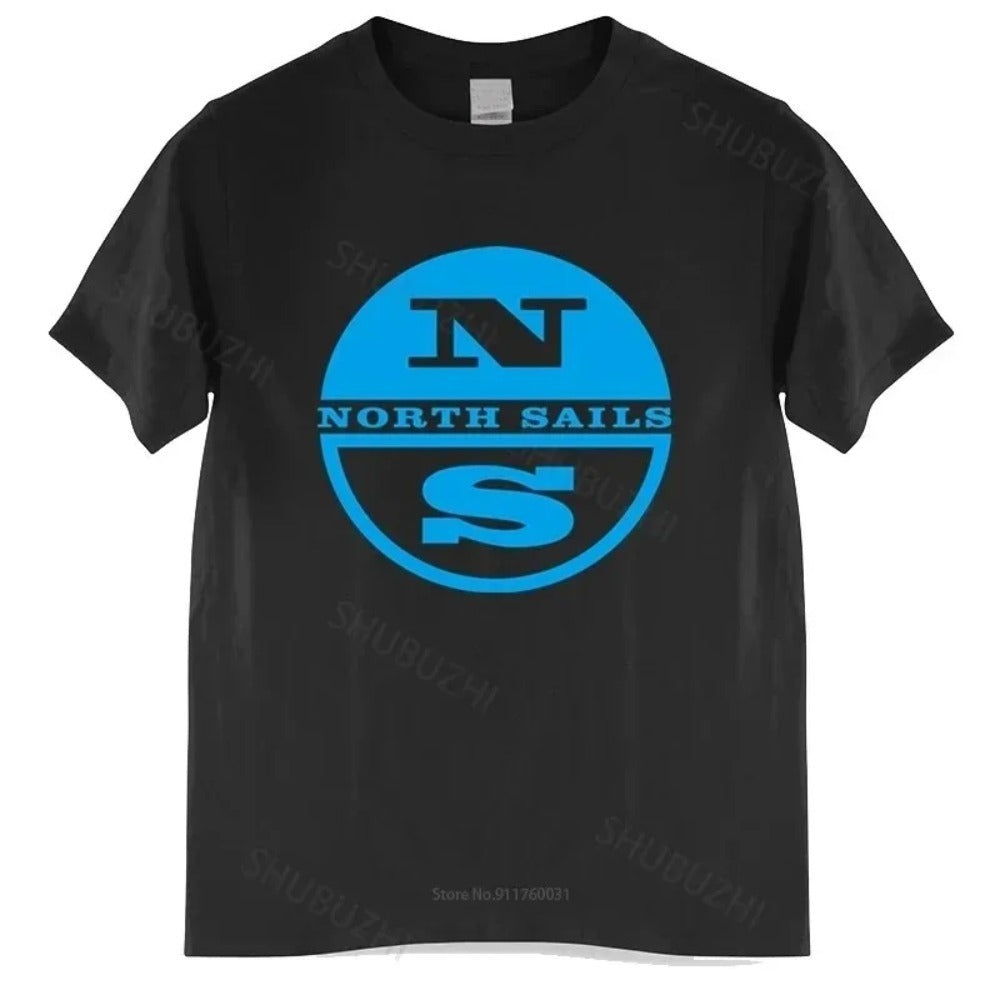 North Sails Men Women Tee Summer Cotton Tshirt Oversize
