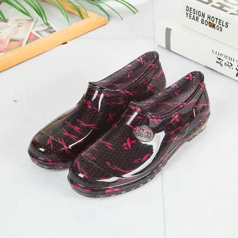 Women's Flat Non-slip Short Rain Boots