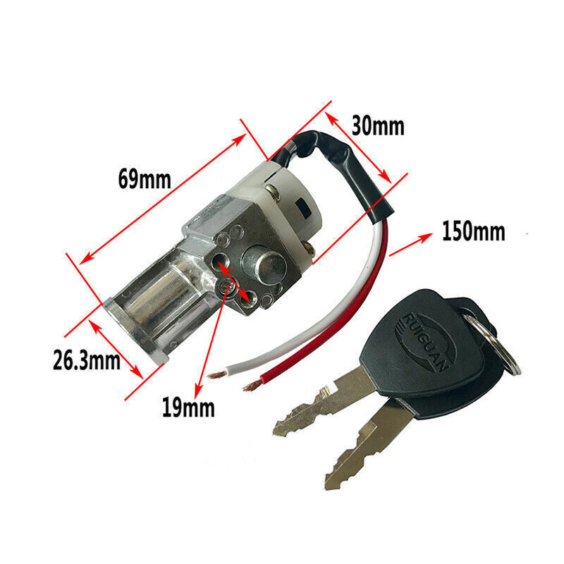 Silver Fish Type Electric Bicycle Lithium Battery Box Lock Qianhe Heart-shape Lock