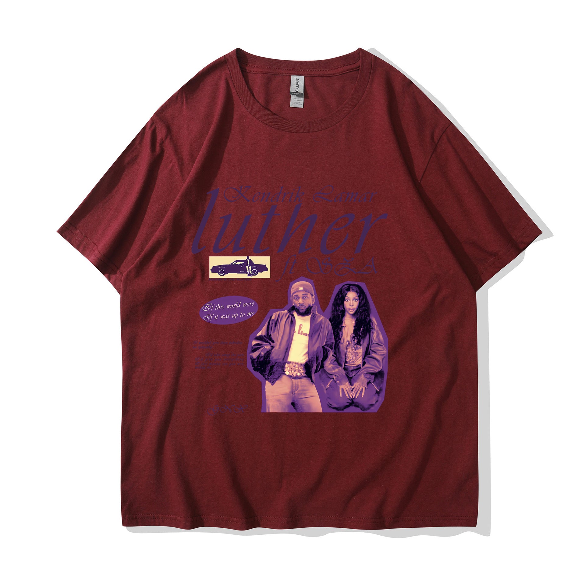 SZA Kendrick Lamar TShirt Luther New Album Tees Men Wom en H