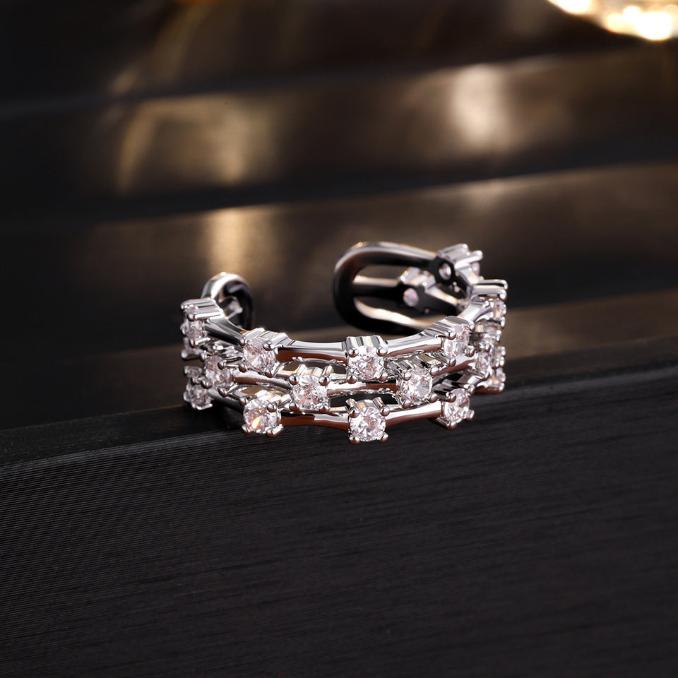 Light Luxury Exquisite And Versatile Forefinger Ring Women