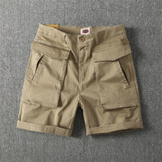 Men's Summer American-style Multi-pocket Stretch Cargo Shorts