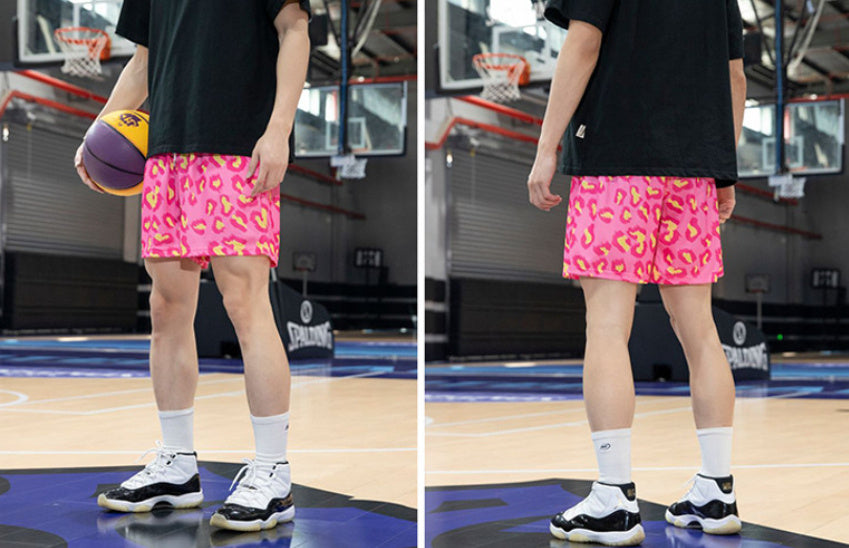 Vintage Leopard Print Cross-border Shorts For Men