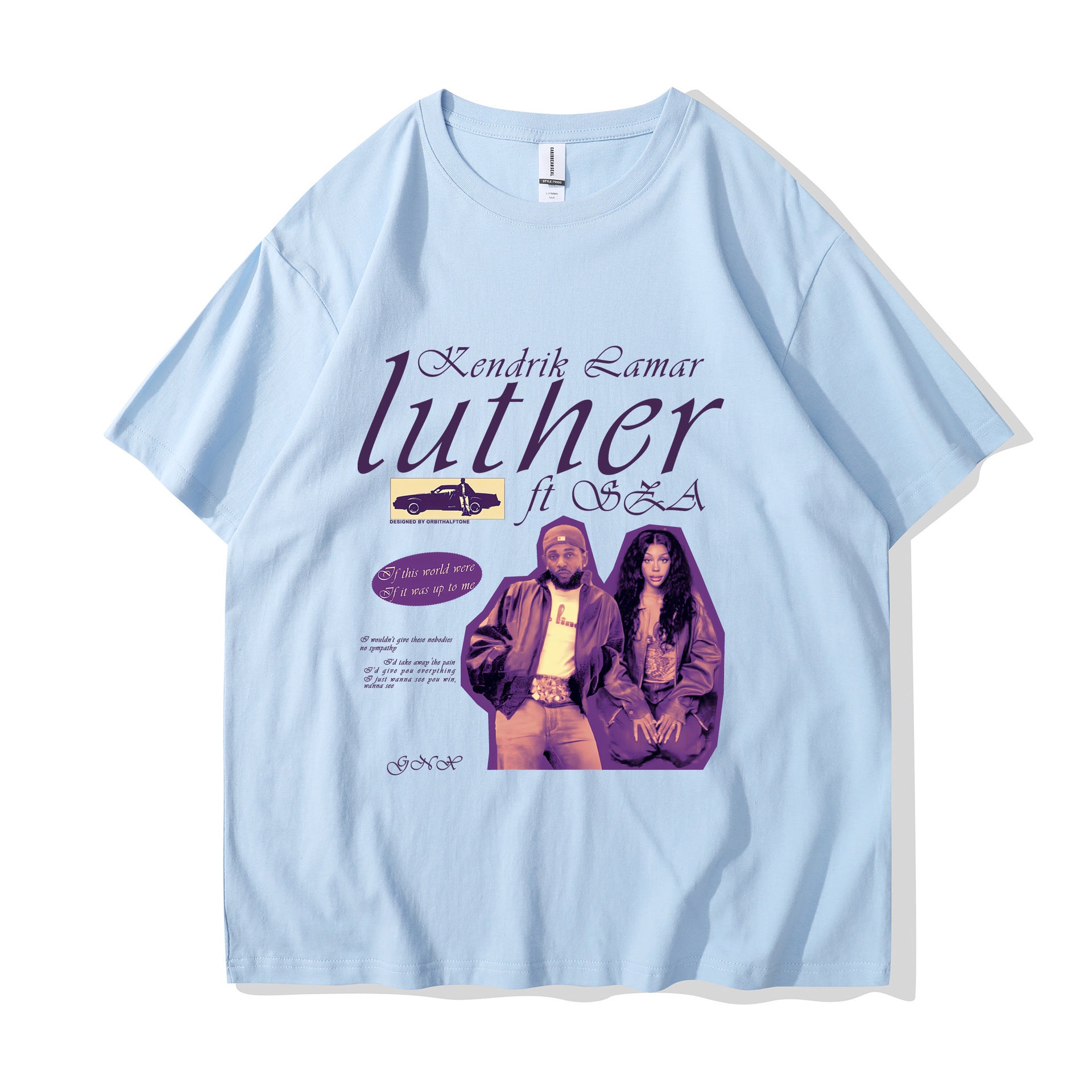 SZA Kendrick Lamar TShirt Luther New Album Tees Men Wom en H