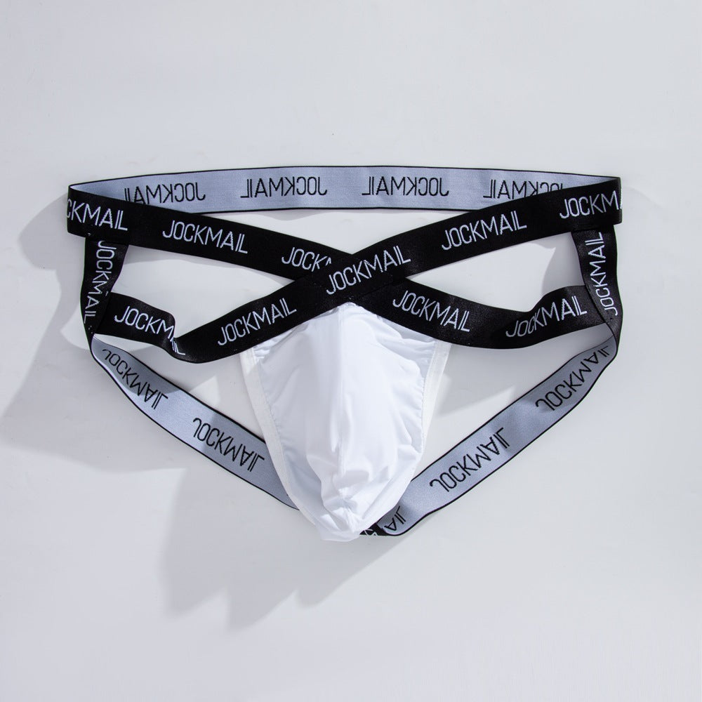 Men's Transparent Ice Silk T-back Bikini Quick-drying Breathable