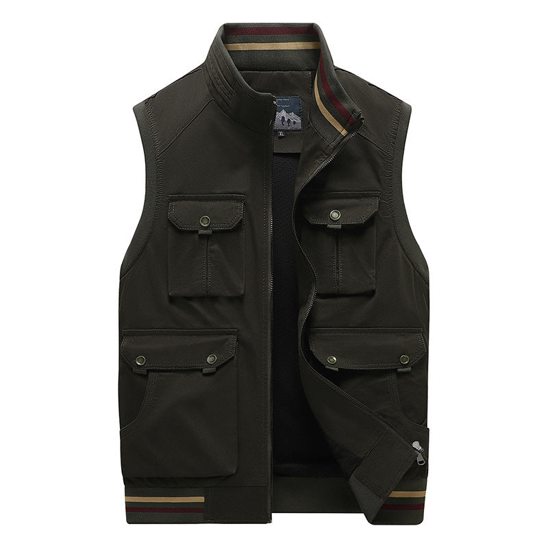 Casual Vest Men's Multi-pocket Sleeveless Jacket