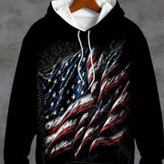 Men's Long Sleeve Printed Casual Sweatshirt