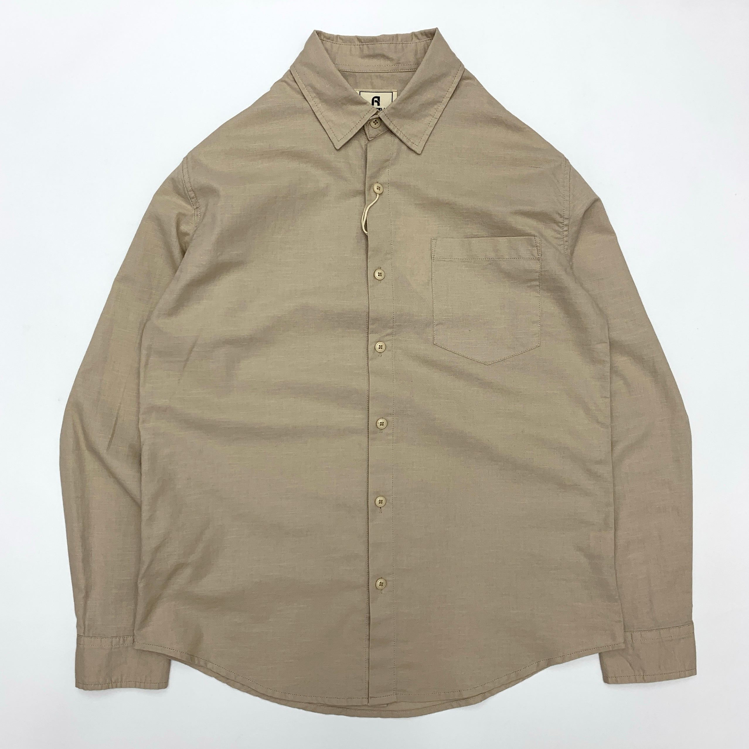 Cotton And Linen Shirt Men's Summer Linen Blend