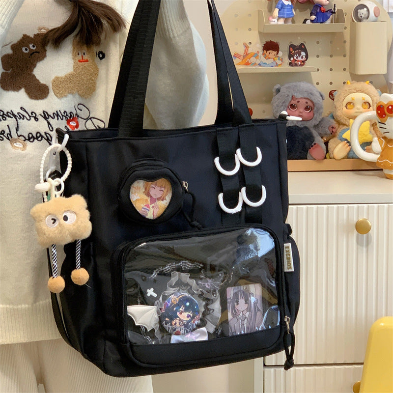 Women's Transparent Solid Color Single-shoulder Bag