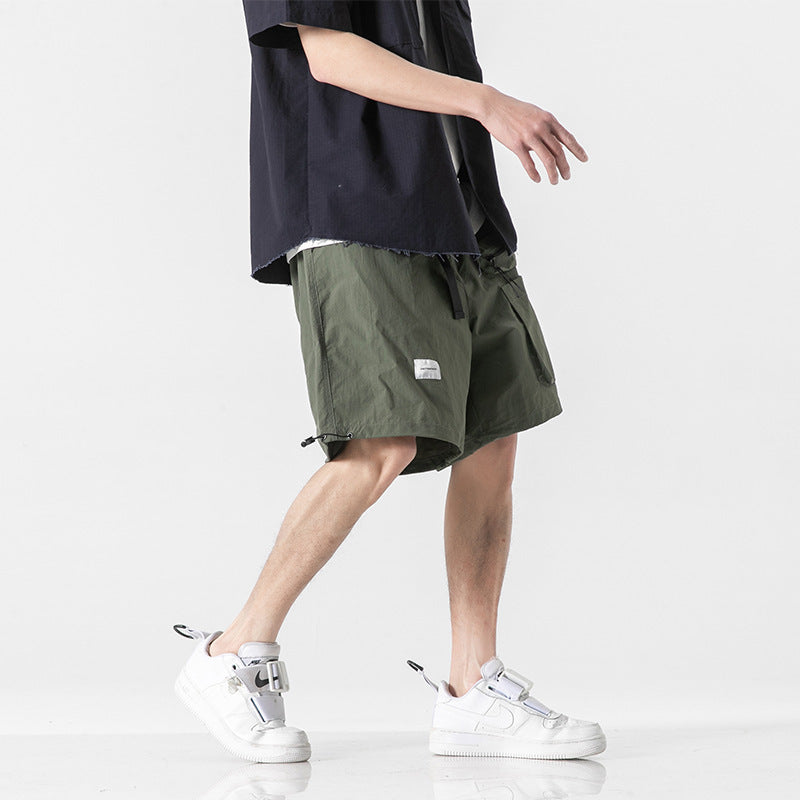 Summer New Big Workwear With Pocket Shorts Men