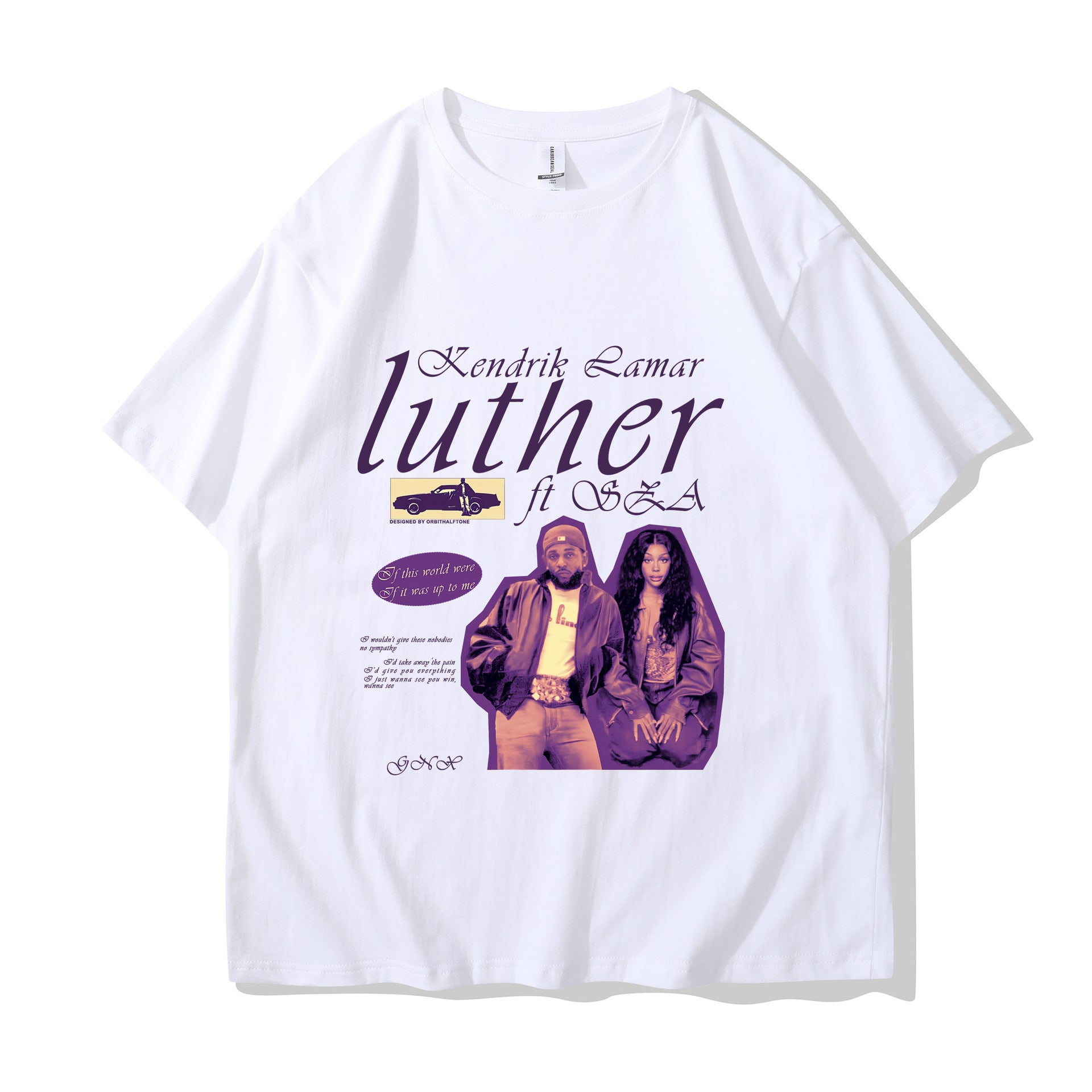 SZA Kendrick Lamar TShirt Luther New Album Tees Men Wom en H